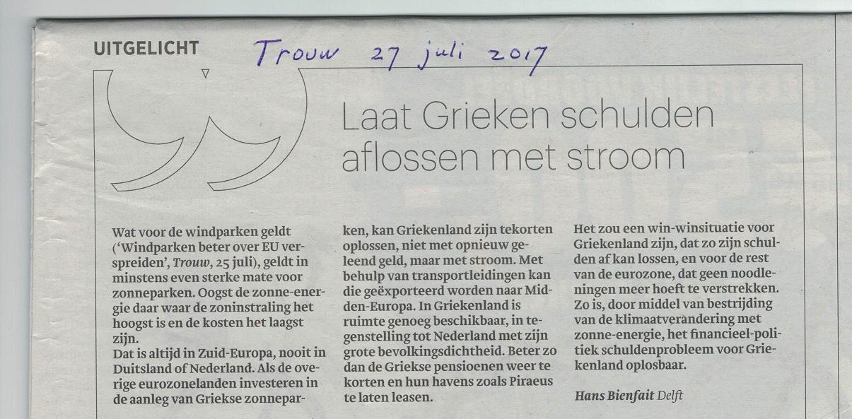Ingezonden Brief Zon Is De Toekomst Ingezonden Brief Zon Is De Toekomst